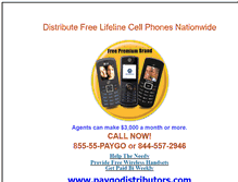 Tablet Screenshot of lifelineagentswanted.com